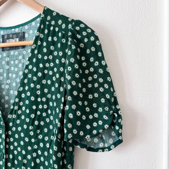 Reformation France Jumpsuit in Chive - Picture 4 of 7